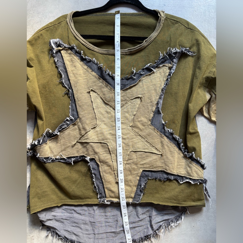 Star Patch Shirt Green Multi - image 8